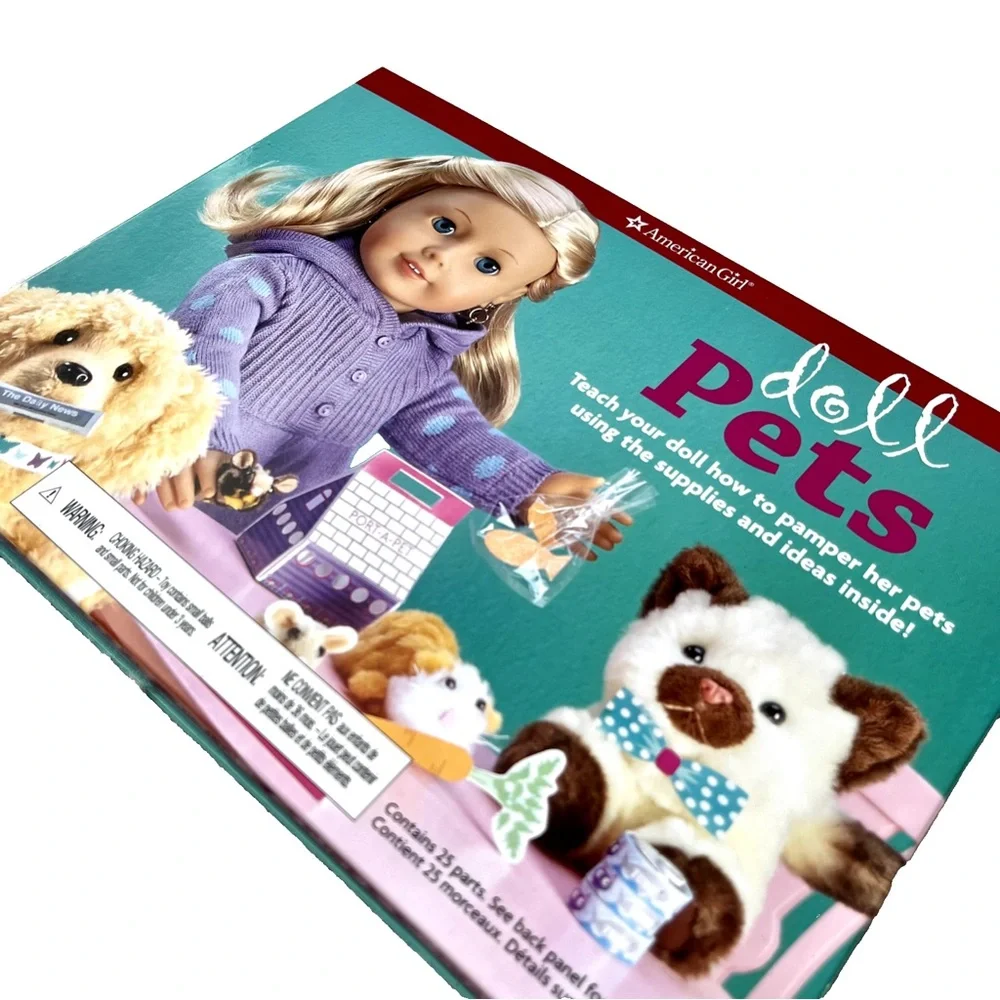 American Girl Doll Pets Teach your doll how to pamper her pets Activity Set NEW - Picture 6 of 6